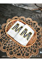 Checkered Letter m Kitchen Towel Set of 2 (30X50) - 2