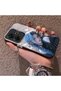 Xiaomi Redmi 13/13X Compatible Blue Haired Anime Girl Patterned Acrylic Back Silicone Edge Phone Case - 3