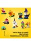 Classic Creative Transparent Bricks Building Set 11013 with Transparent Bricks; Inspires Imaginative Play, New 2021 (500 Pieces) - 3