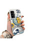 Samsung Galaxy A36/A56 Compatible Sun-Moon Eye and Wave Butterfly Pattern Acrylic Back Silicone Edge Phone Case