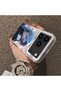 iPhone 17 Pro Compatible Blue Haired Anime Girl Patterned Acrylic Back Silicone Edge Phone Case - 4