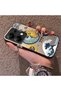 Xiaomi Redmi Note 14S Compatible Sun-Moon Eye and Wave Butterfly Pattern Acrylic Back Silicone Edge Phone Case - 3