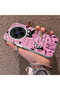 Vivo X300 Compatible Pink Horror Movie Mask Patterned Acrylic Back Silicone Edge Phone Case - 3
