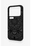Xiaomi Mi 17 Pro 5g Compatible Black and White Mandala Pattern Silicone Case - 4