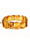 Insect Inclusion Amber Bracelet – Square Beads 14g