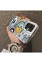 Tecno Spark Go 2(Km4) Compatible Sun-Moon Eye and Wave Butterfly Pattern Acrylic Back Silicone Edge Phone Case - 4