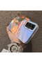 Samsung Galaxy A05S Compatible Sunset Beach Scenery Printed Acrylic Back Silicone Edge Phone Case - 4
