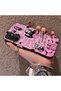 Samsung Galaxy M13/M23 Compatible Pink Horror Movie Mask Patterned Acrylic Back Silicone Edge Phone Case - 3