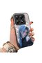 Xiaomi Mi 14t Pro Compatible Blue Haired Anime Girl Patterned Acrylic Back Silicone Edge Phone Case
