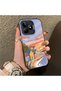Realme Note 50 Compatible Sunset Beach Scenery Printed Acrylic Back Silicone Edge Phone Case - 2