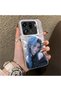 Oppo Find X9 Pro 5g Compatible Blue Haired Anime Girl Patterned Acrylic Back Silicone Edge Phone Case - 2