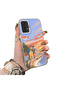 Samsung Galaxy A04S Compatible Sunset Beach Scenery Printed Acrylic Back Silicone Edge Phone Case
