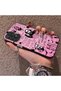 Samsung Galaxy A52/A52S Compatible Pink Horror Movie Mask Patterned Acrylic Back Silicone Edge Phone Case - 3