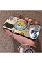 Xiaomi Redmi Note 11/Note 11S Compatible Sun-Moon Eye and Wave Butterfly Pattern Acrylic Back Silicone Edge Phone Case - 4