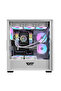 DF2100 E-ATX/ATX/M-ATX Gaming PC Case, 4 Pre installed Fans,360mm Radiator Support, USB 3.0 - 5