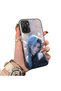 Xiaomi Poco M5S Compatible Blue Haired Anime Girl Patterned Acrylic Back Silicone Edge Phone Case