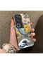Vivo Y19S 4G/Y19S Pro Compatible Sun-Moon Eye and Wave Butterfly Pattern Acrylic Back Silicone Edge Phone Case - 2