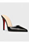 Women's Summer 11cm Thin Heeled Slippers - 233 2659 - Black Patent Leather - 2