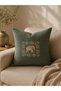 Decorative Blessings Elephant Embroidered Square Cushion Cover 45X45
