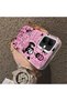 Infinix Smart 10 Compatible Pink Horror Movie Mask Patterned Acrylic Back Silicone Edge Phone Case - 4