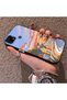 Realme C15/C25/C25S Compatible Sunset Seaside Scenery Printed Acrylic Back Silicone Edge Phone Case - 3