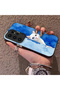 Samsung Galaxy S23 Ultra Compatible Cute White Cat Pattern Acrylic Back Silicone Edge Phone Case - 3