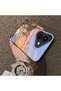 iPhone 16 Plus Compatible Sunset Beach Scenery Printed Acrylic Back Silicone Edge Phone Case - 4
