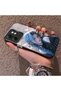 Infinix Smart 9 Compatible Blue Haired Anime Girl Patterned Acrylic Back Silicone Edge Phone Case - 3