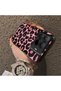 Xiaomi Mi 15t Pro Compatible Pink Back Black Leopard Pattern Acrylic Back Silicone Edge Phone Case - 4