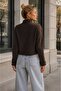 Women's Stand Collar Buttoned Basic Knitwear Cardigan - 2