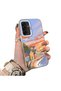 Samsung Galaxy A17 4G/5G Compatible Sunset Seaside Scenery Printed Acrylic Back Silicone Edge Phone Case