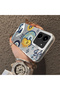 Xiaomi Redmi 15C 4g Compatible Sun-Moon Eye and Wave Butterfly Pattern Acrylic Back Silicone Edge Phone Case - 4