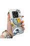 Xiaomi Redmi Note 14 Pro 4G/5G Compatible Sun-Moon Eye and Wave Butterfly Pattern Acrylic Back Silicone Edge Phone Case