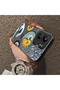 Xiaomi Redmi 13C 4G/5G Compatible Sun-Moon Eye and Wave Butterfly Pattern Acrylic Back Silicone Edge Phone Case - 4