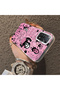 Xiaomi Redmi Note 12 Pro 4g Compatible Pink Horror Movie Mask Patterned Acrylic Back Silicone Edge Phone Case - 4