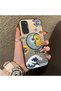 Samsung Galaxy S20 Fe 4G/5G Compatible Sun-Moon Eye and Wave Butterfly Pattern Acrylic Back Silicone Edge Phone Case - 2