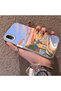 iPhone Xr Compatible Sunset Beach Scenery Printed Acrylic Back Silicone Edge Phone Case - 3