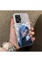 Xiaomi Redmi Note 12 Pro 5g Compatible Blue Haired Anime Girl Patterned Acrylic Back Silicone Edge Phone Case - 2