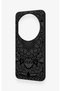 Xiaomi Mi 15 Ultra Compatible Black and White Mandala Patterned Silicone Case - 4