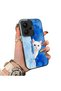 For Xiaomi Redmi Note 13 Pro Plus+ 5g Compatible Cute White Cat Pattern Acrylic Back Silicone Edge Phone Case