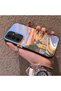 Samsung Galaxy A54 Compatible Sunset Beach Scenery Printed Acrylic Back Silicone Edge Phone Case - 3