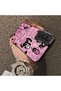 Samsung Galaxy S22 Compatible Pink Horror Movie Mask Patterned Acrylic Back Silicone Edge Phone Case - 4