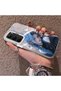 Realme C75 4g Compatible Blue Haired Anime Girl Patterned Acrylic Back Silicone Edge Phone Case - 3