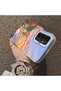 Samsung Galaxy A54 Compatible Sunset Beach Scenery Printed Acrylic Back Silicone Edge Phone Case - 4