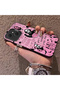 Tecno Spark 40C Compatible Pink Horror Movie Mask Patterned Acrylic Back Silicone Edge Phone Case - 3
