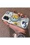 Xiaomi Redmi Note 12 5g Compatible Sun-Moon Eye and Wave Butterfly Pattern Acrylic Back Silicone Edge Phone Case - 3