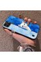 Realme C25Y/C21Y Compatible Cute White Cat Pattern Acrylic Back Silicone Edge Phone Case - 3