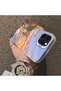 iPhone 12 Pro Max Compatible Sunset Beach Scenery Printed Acrylic Back Silicone Edge Phone Case - 4