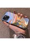 iPhone 13/14 Compatible Sunset Beach Scenery Printed Acrylic Back Silicone Edge Phone Case - 3
