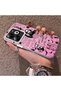 Tecno Spark 20 Compatible Pink Horror Movie Mask Patterned Acrylic Back Silicone Edge Phone Case - 3